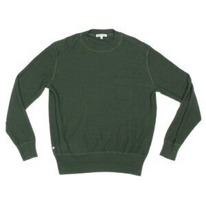 Alex Mill Sweater Men's size M - Forest Green Crewneck Cotton - 550